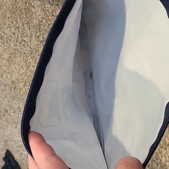 Thirty-One Owl Pouch Cosmetic Art Canvas Bag - Picture 3 of 3